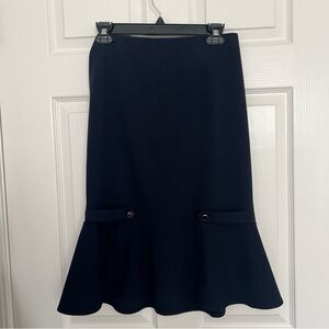 NYCC Elegant navy Skirt small nwt
